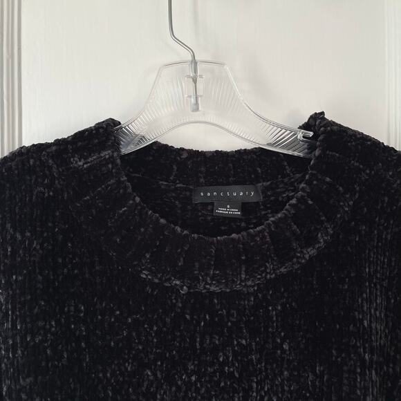 Sanctuary Black Soft Knit Sweater - Picture 3 of 7